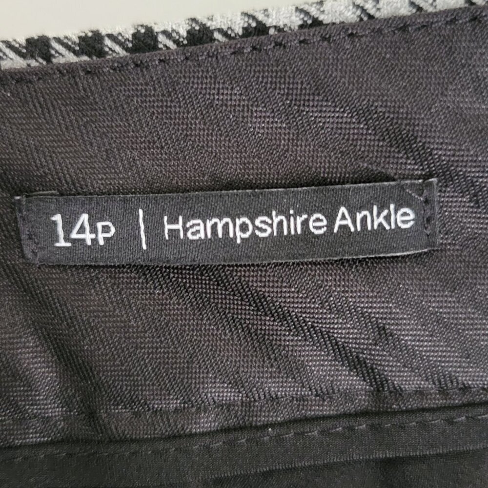 NWT Talbots Hampshire Ankle Pants - Houndstooth Size 14P - Picture 10 of 14
